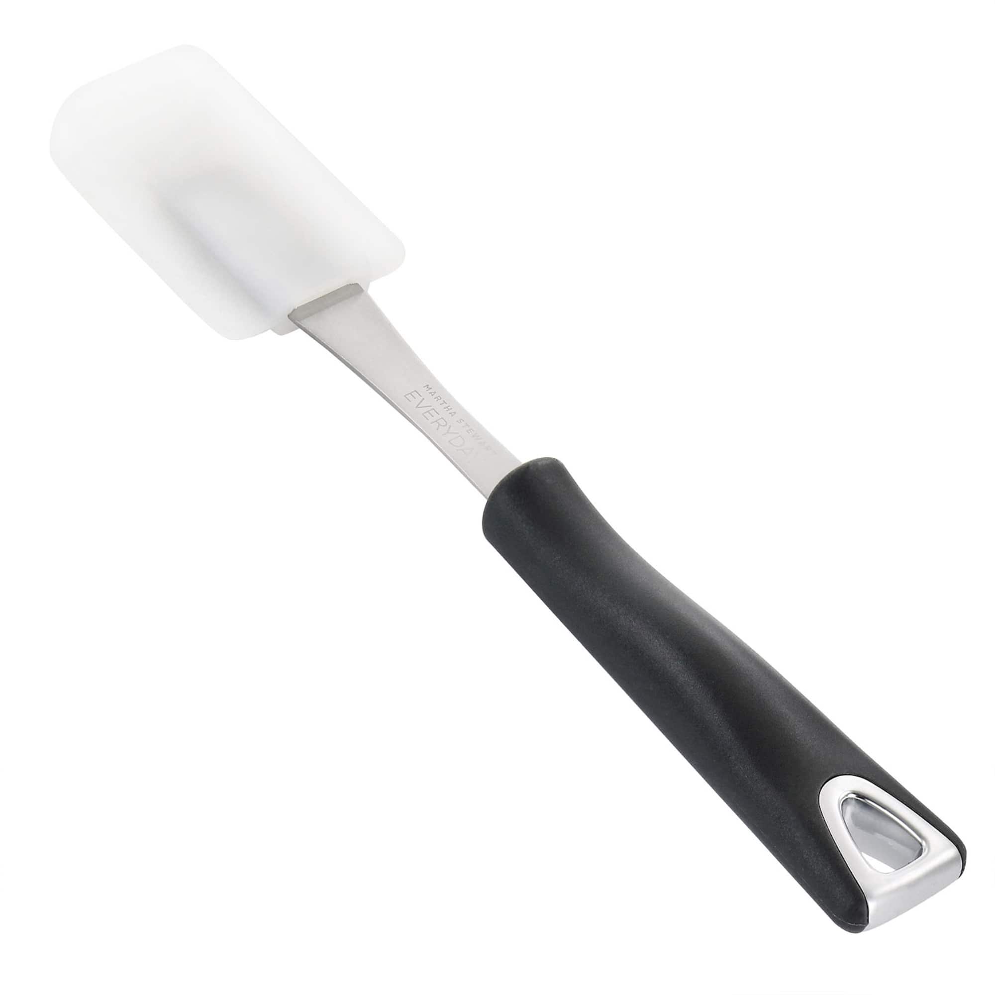 Martha Stewart Everyday Gray Silicone Kitchen Scraper Utensil